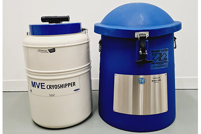 MVE CryoShipper 8.5升容器，帶ShipsLog 3溫度，帶數(shù)據(jù)記錄器